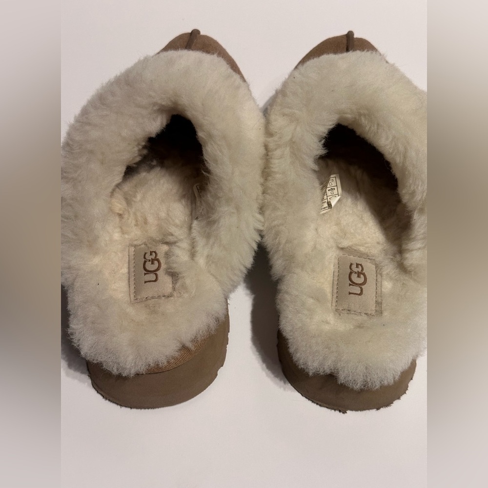 UGG Disquette Chestnut Size 7 Retro Platform Slip On Maximalist Outdoors - Picture 4 of 7